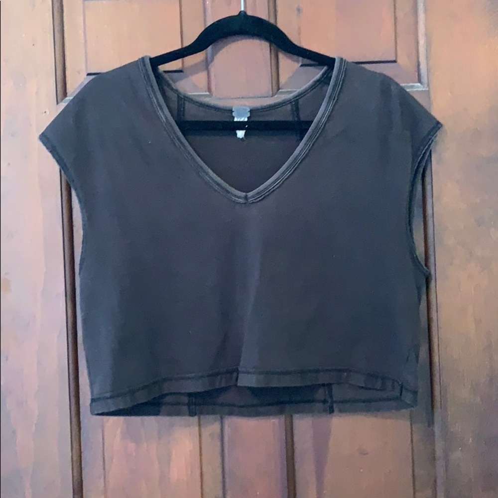 Cropped free people top